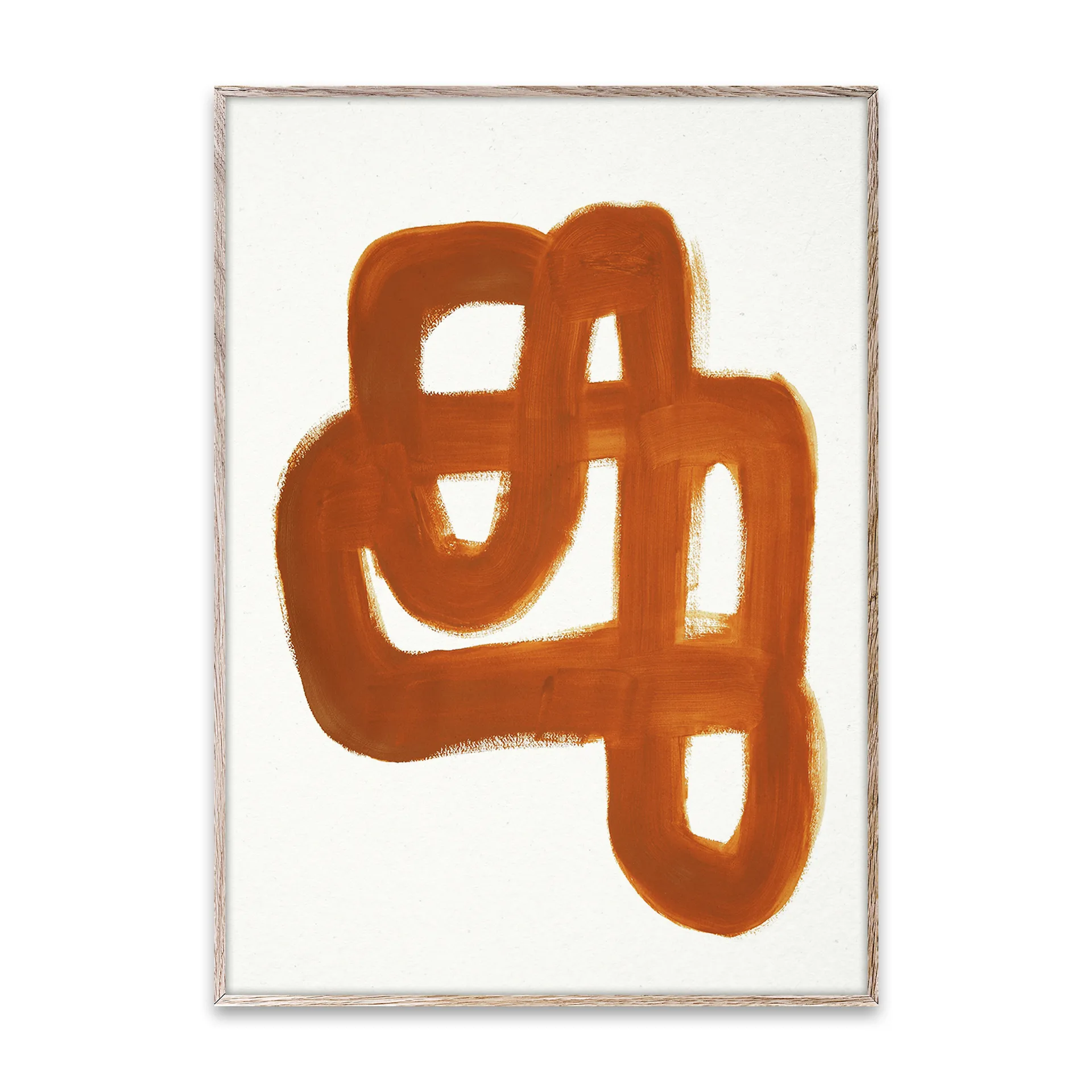 Orange Brush poster , 30x40 cm Paper Collective