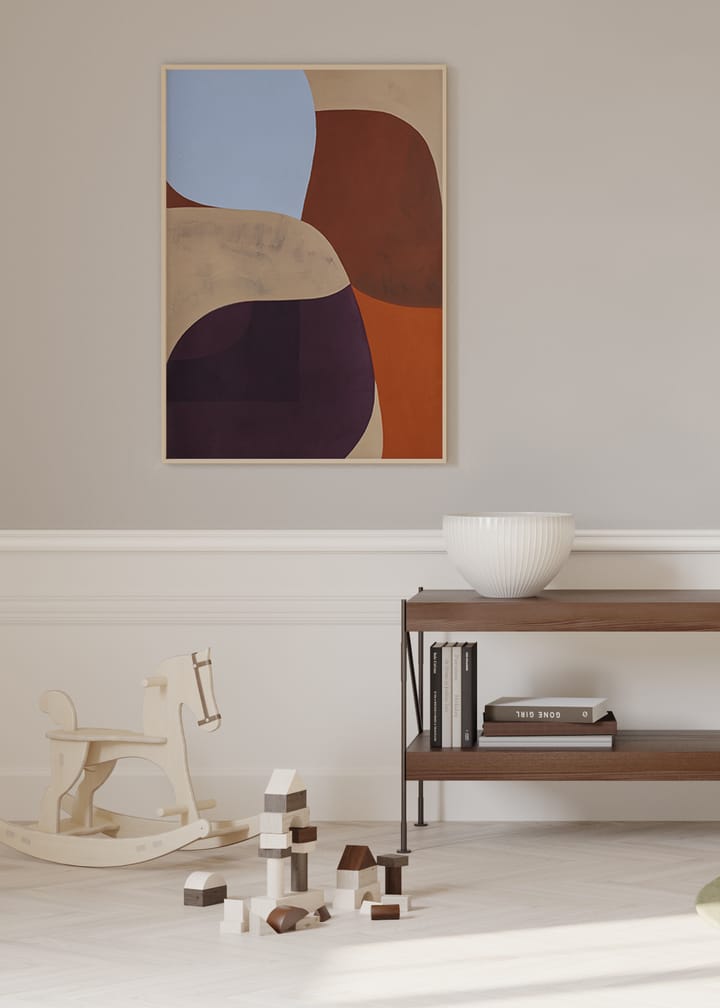 Painted Shapes 02 poster - 70x100 cm - Paper Collective