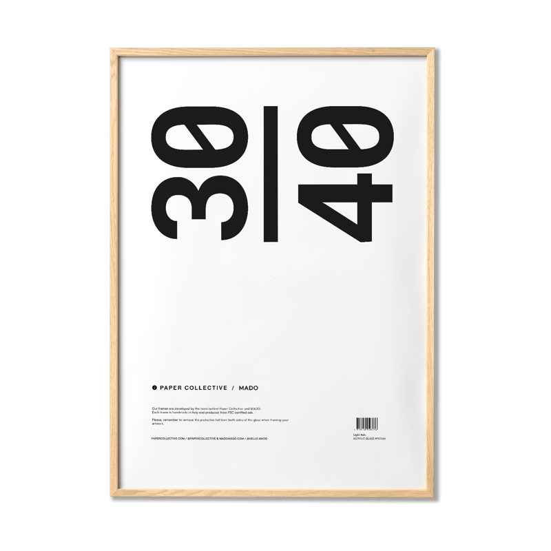 Paper Collective Paper Collective frame plexiglass-ash 30x40 cm