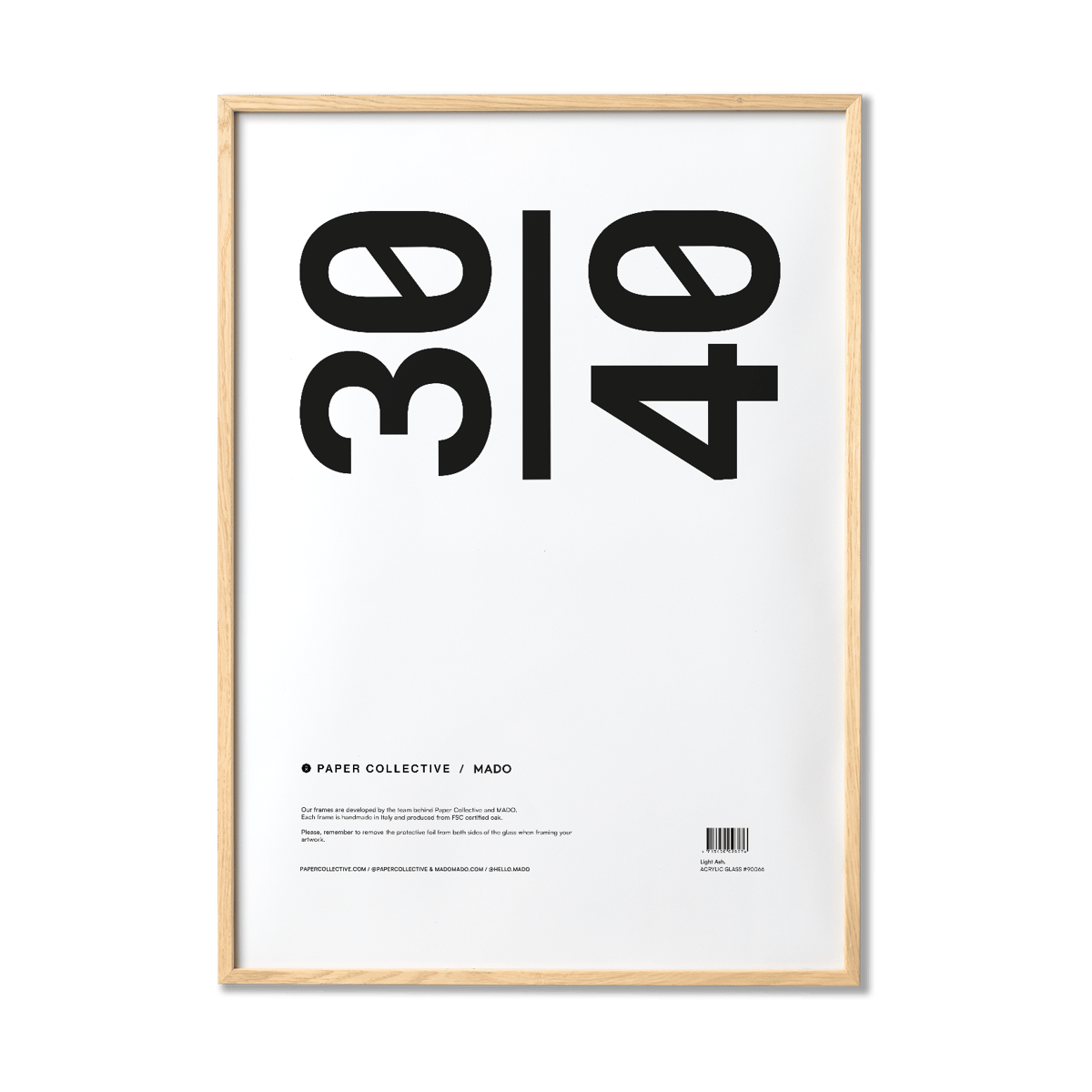 Paper Collective Paper Collective frame plexiglass-ash 30x40 cm