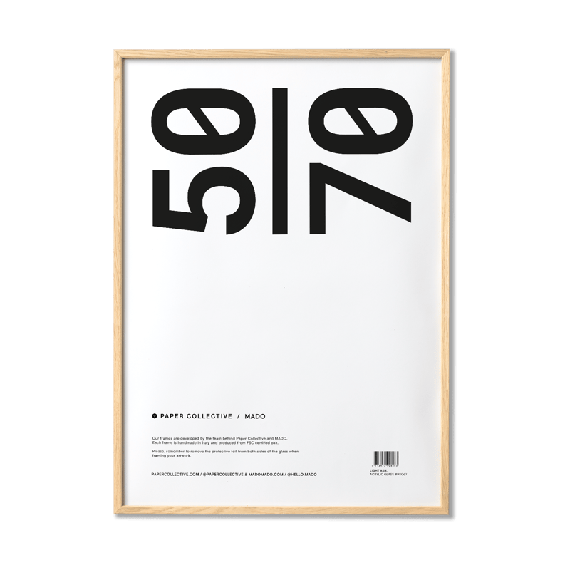 Paper Collective Paper Collective frame plexiglass-ash 50x70 cm