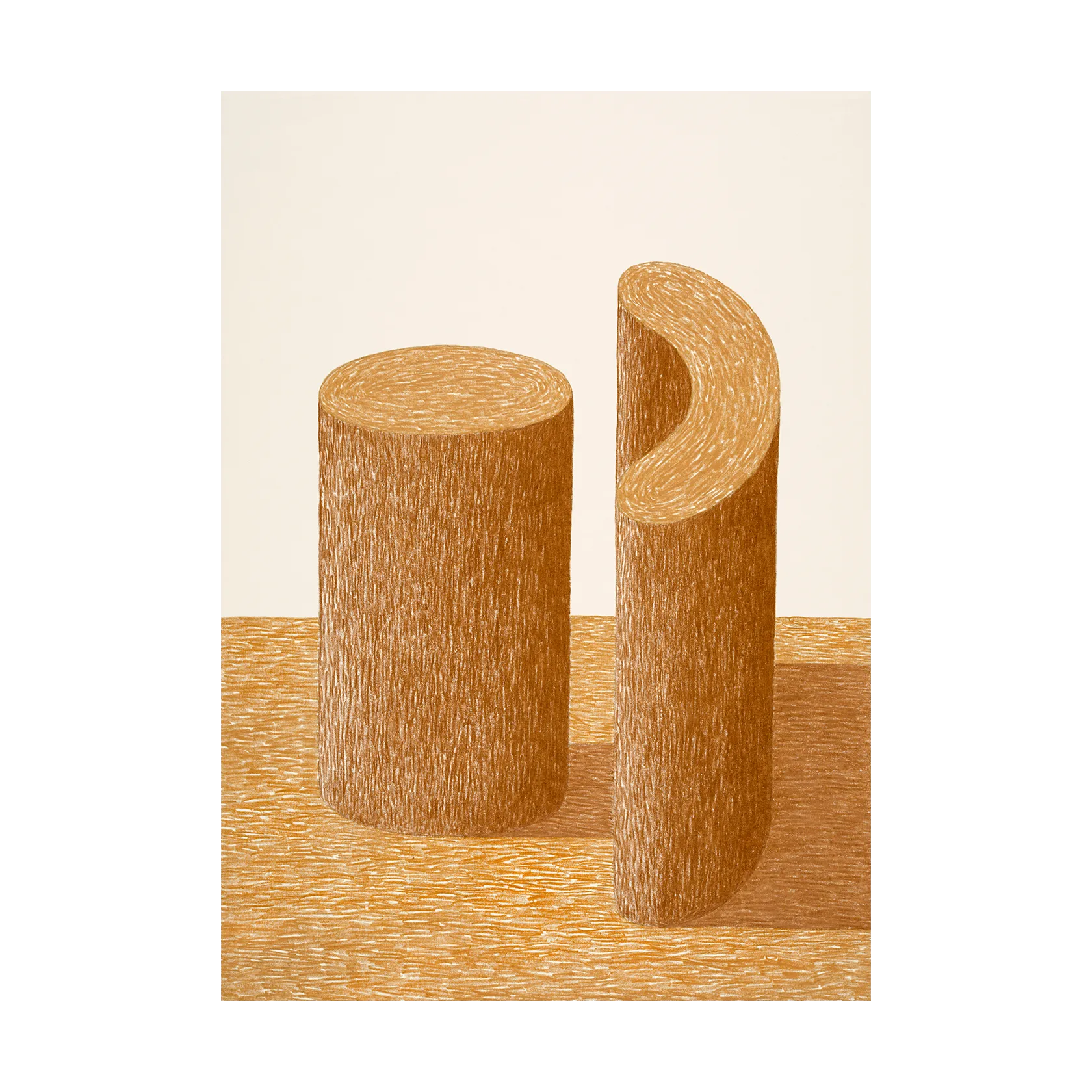 Piliers 02 poster, 30x40 cm Paper Collective