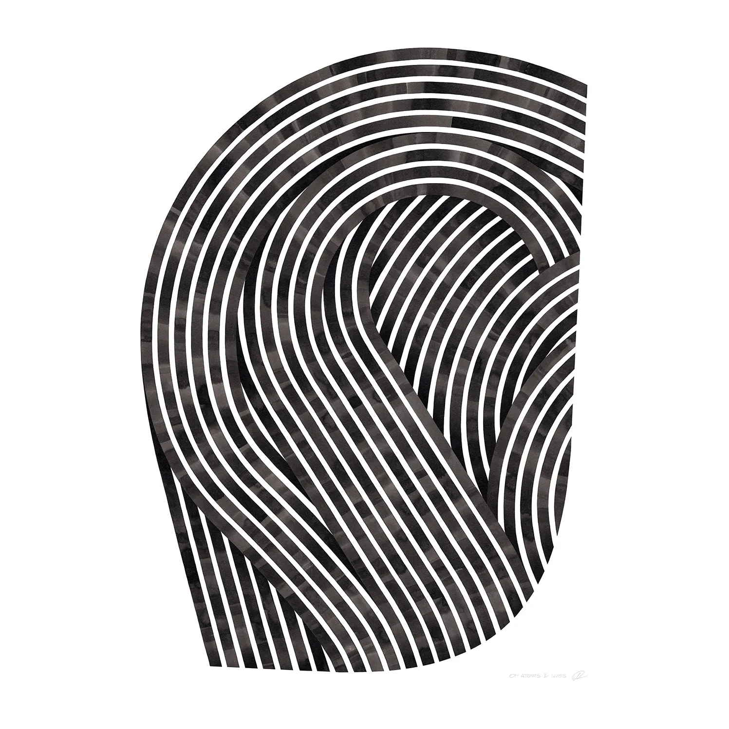 Quantum Fields 01 poster, 30x40 cm Paper Collective