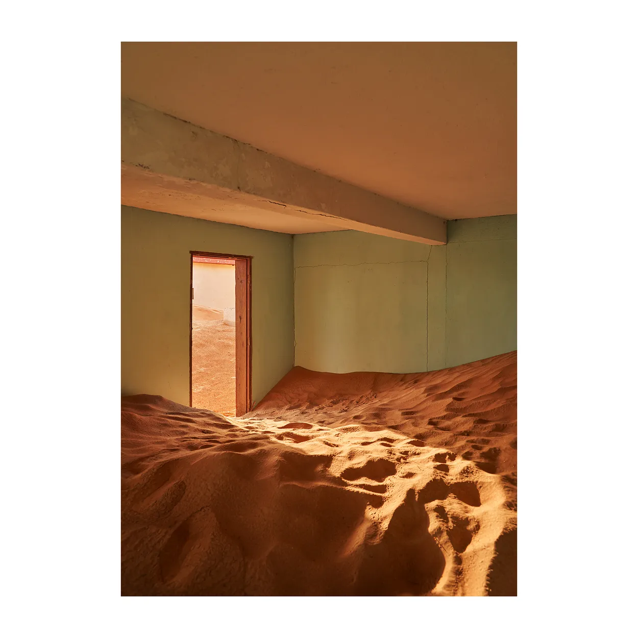 Paper Collective Sand Village I poster 50x70 cm | Scandinavian Design | Posters | Red