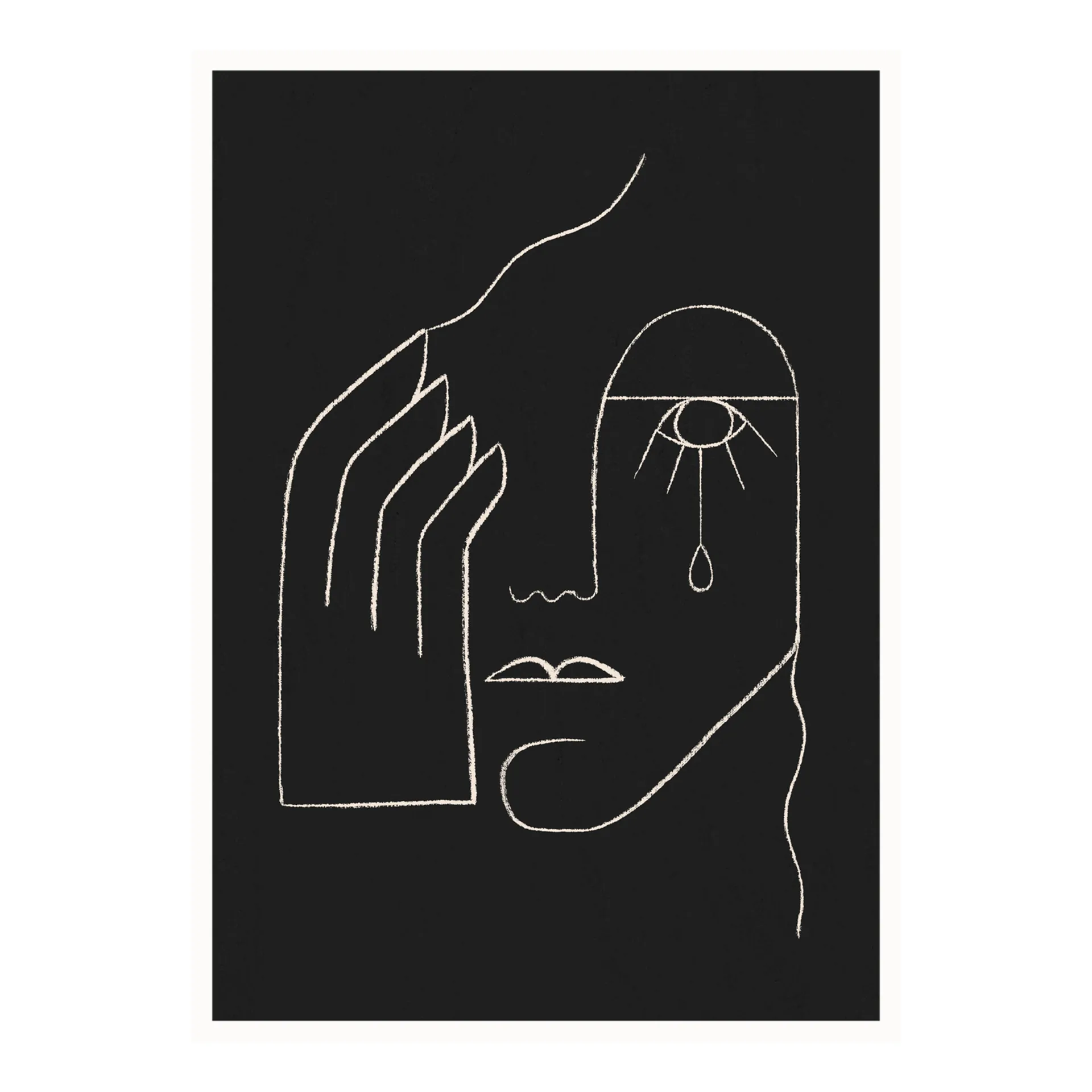 Single Tear poster, 30x40 cm Paper Collective