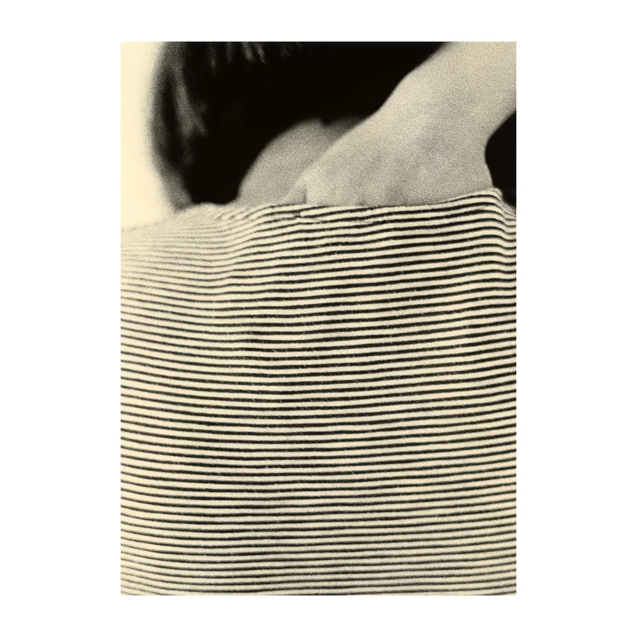 Paper Collective Striped Shirt poster 50x70 cm | Scandinavian Design | Posters | Yellow