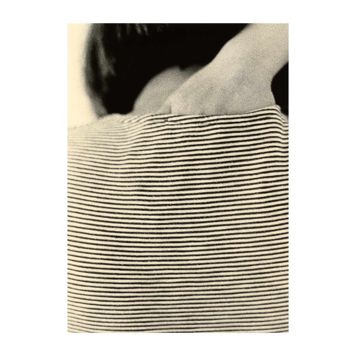 Paper Collective Striped Shirt poster 50x70 cm | Scandinavian Design | Posters | Yellow
