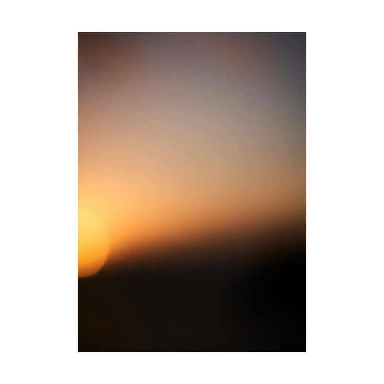 Paper Collective Sunset 02 poster 30x40 cm | Scandinavian Design | Posters | Orange