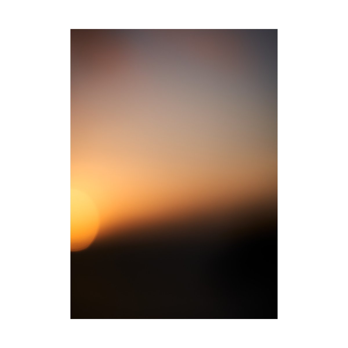 Paper Collective Sunset 02 poster 70x100 cm | Scandinavian Design | Posters | Orange