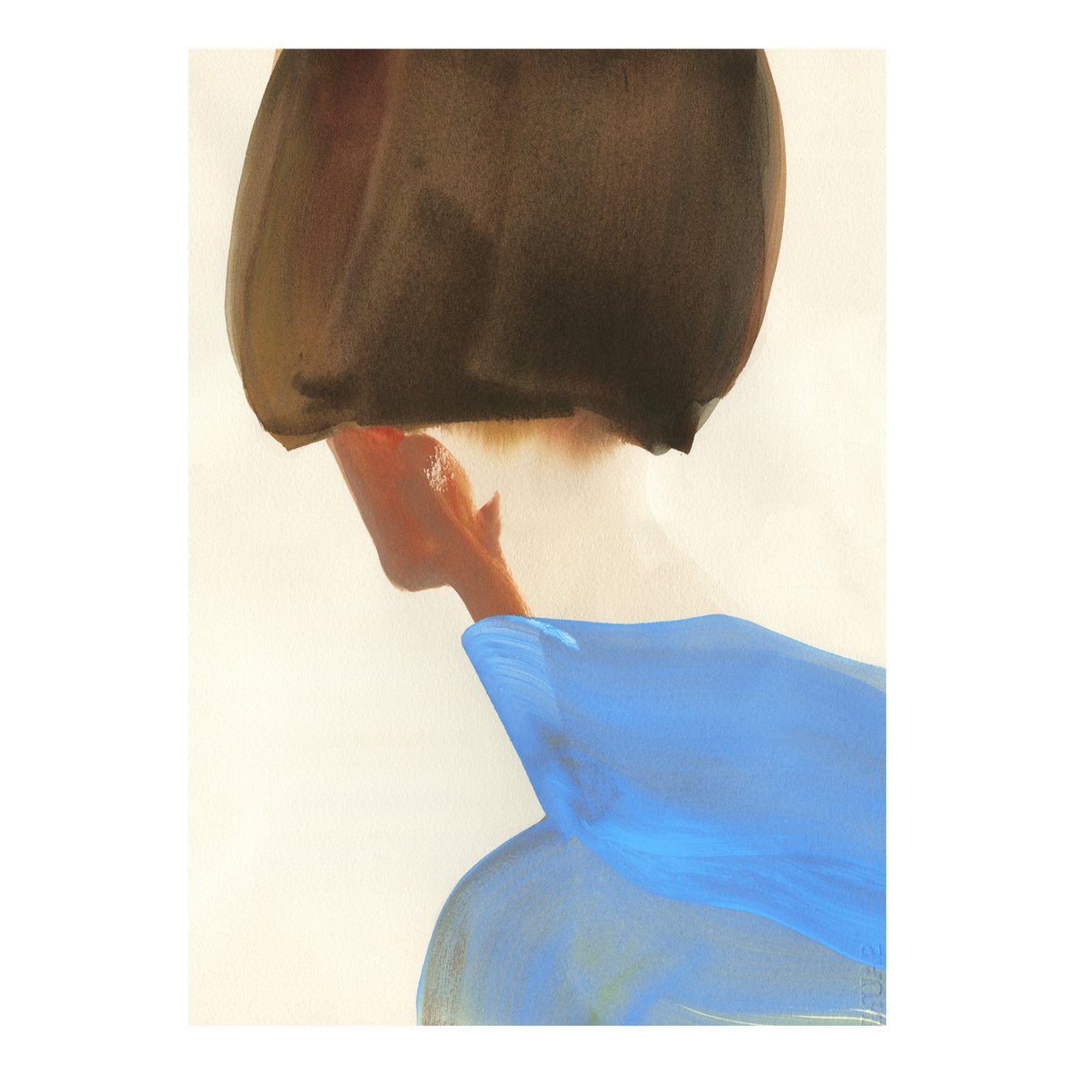 Paper Collective The Blue Cape poster 50x70 cm