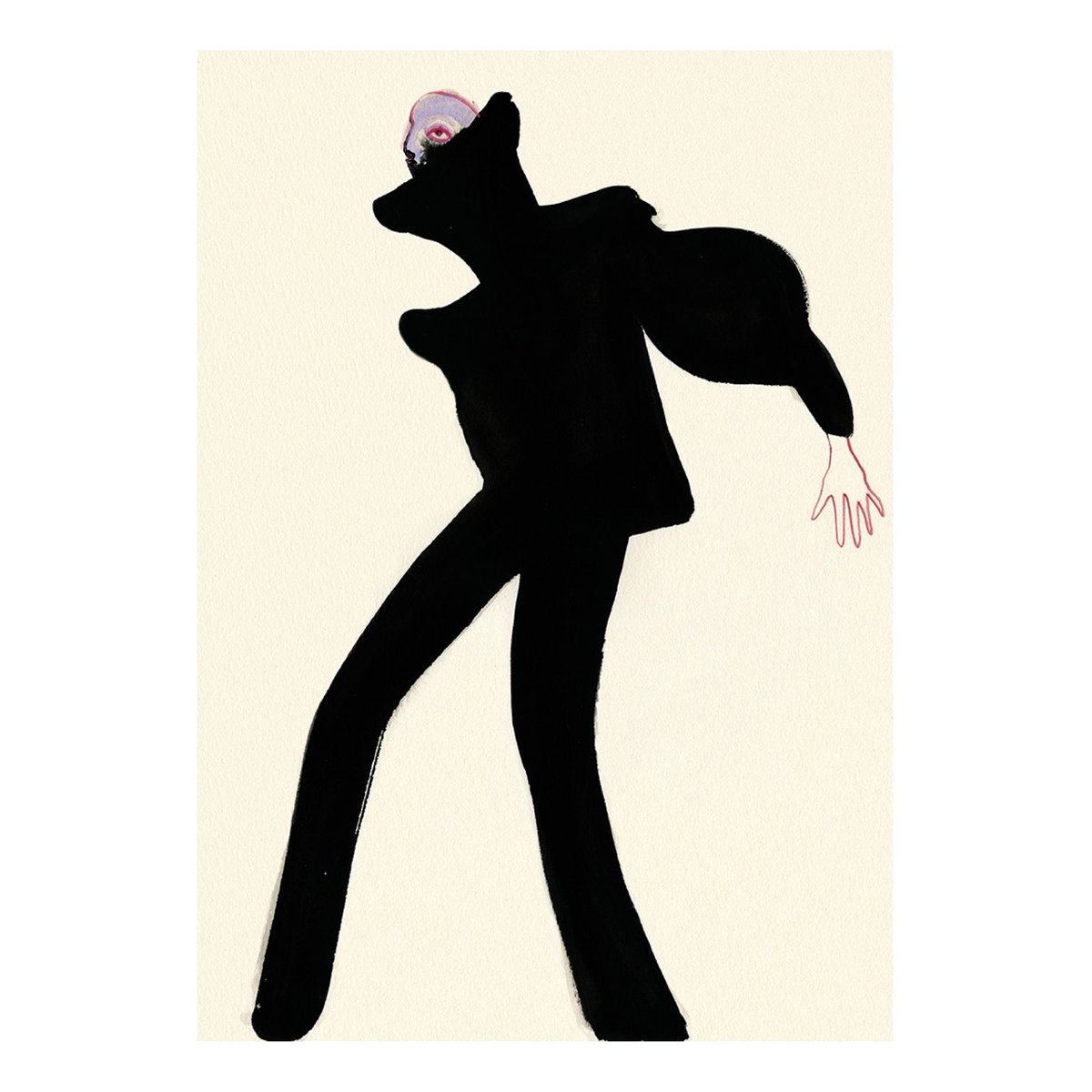 Paper Collective The Crow poster 50x70 cm | Scandinavian Design | Posters | Black