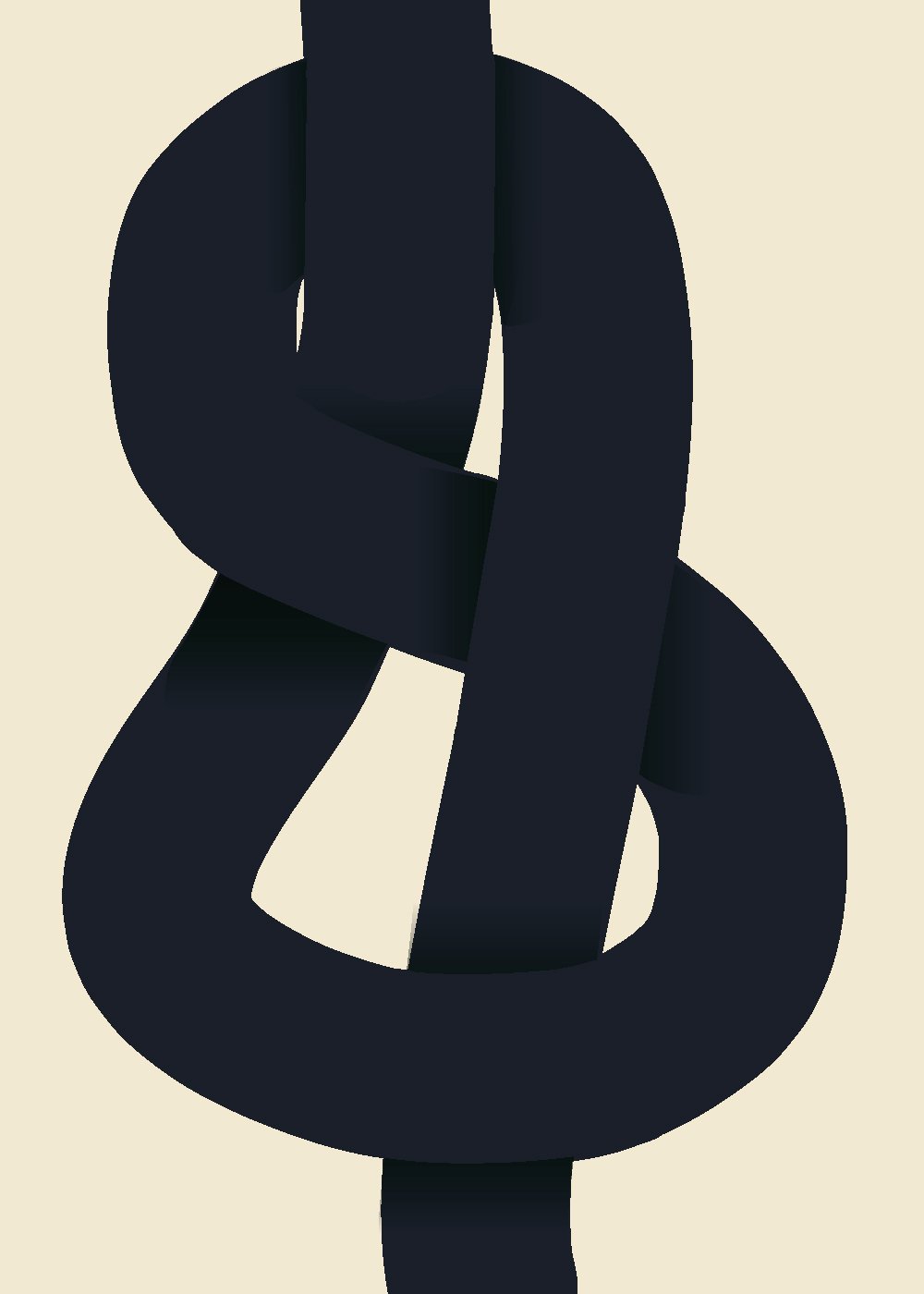 Paper Collective The Knot poster 70x100 cm | Scandinavian Design | Posters | Blue