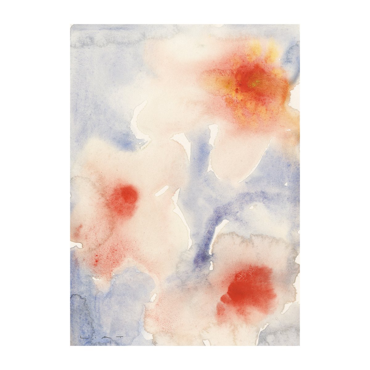 Paper Collective Three Flowers poster 30x40 cm | Scandinavian Design | Posters | Multi