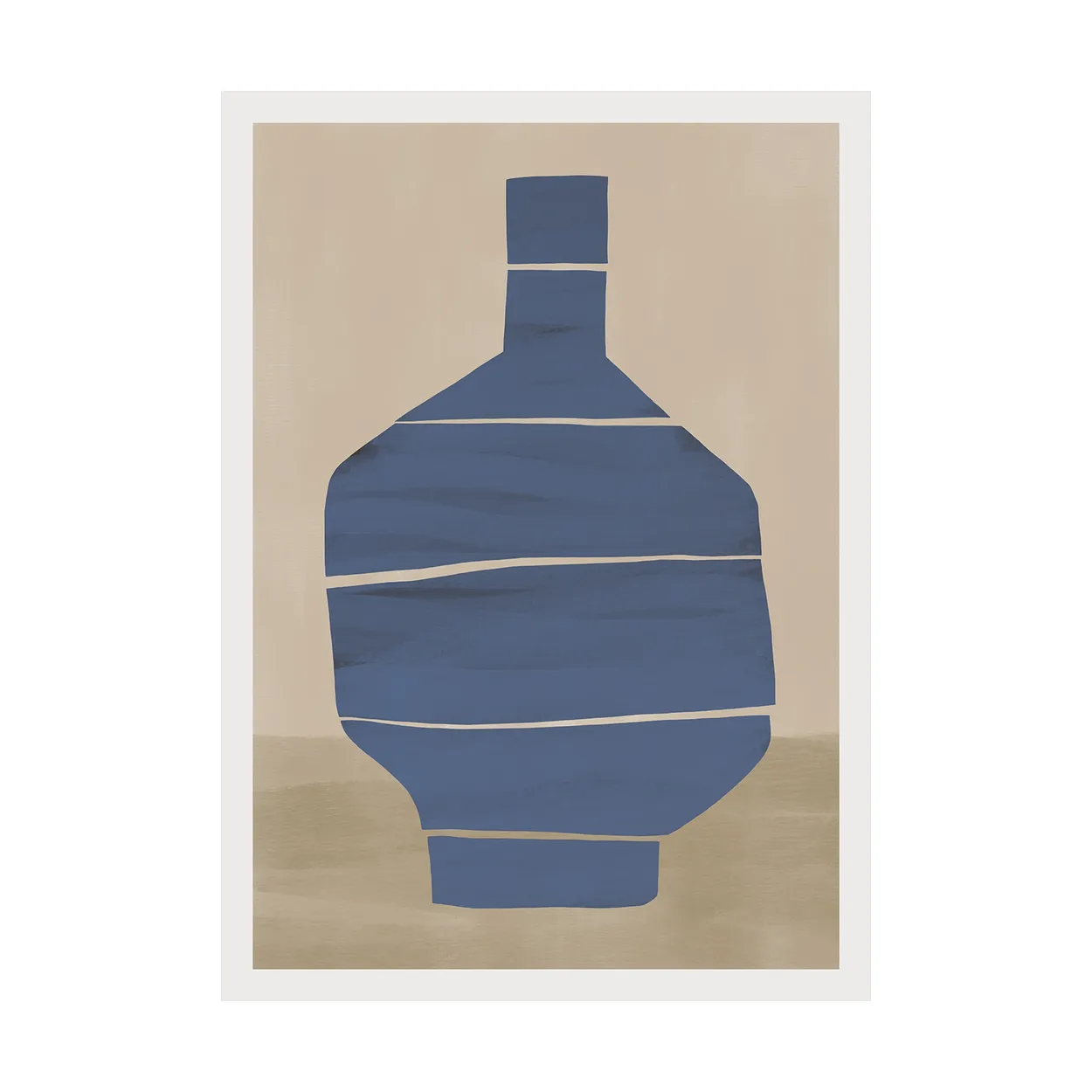 Paper Collective Vessel 03 poster 50x70 cm | Scandinavian Design | Posters | Blue