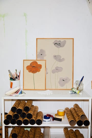 White Vallmo poster - 30x40 cm - Paper Collective