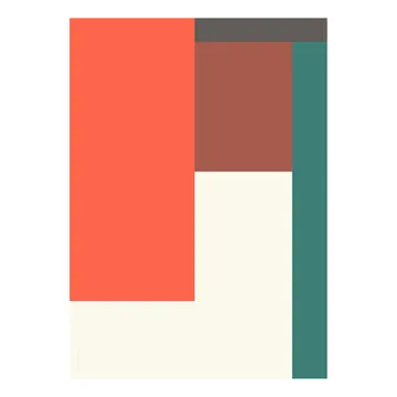 Wrong Geometry poster - model 04, 50x70 cm - Paper Collective