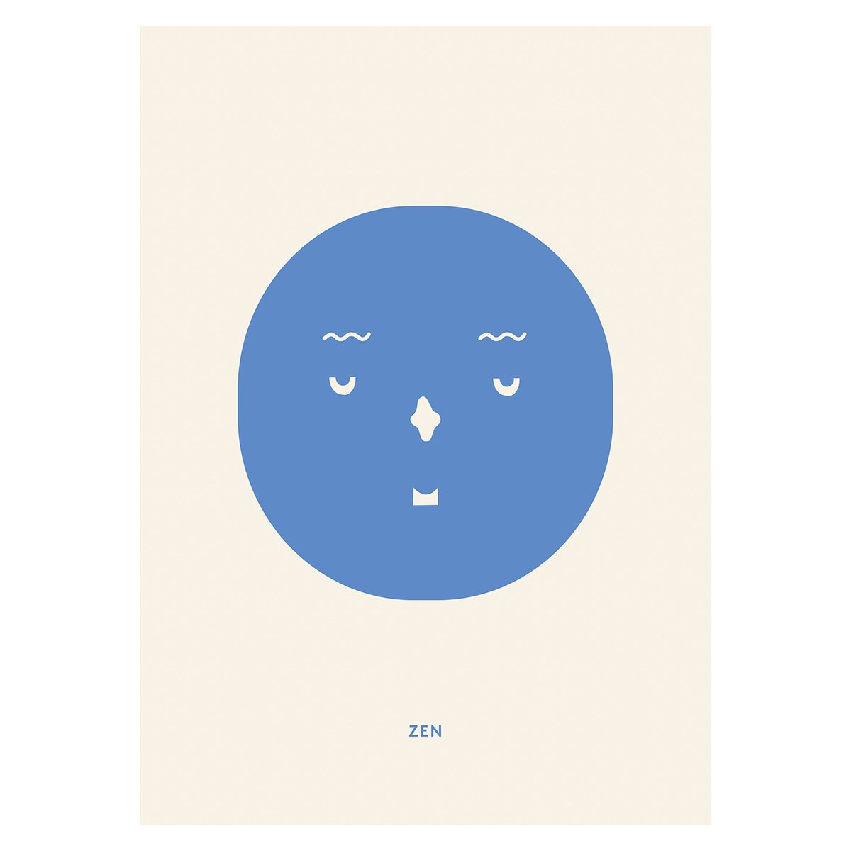 Paper Collective Zen Feeling poster 50x70 cm | Scandinavian Design | Posters | Beige