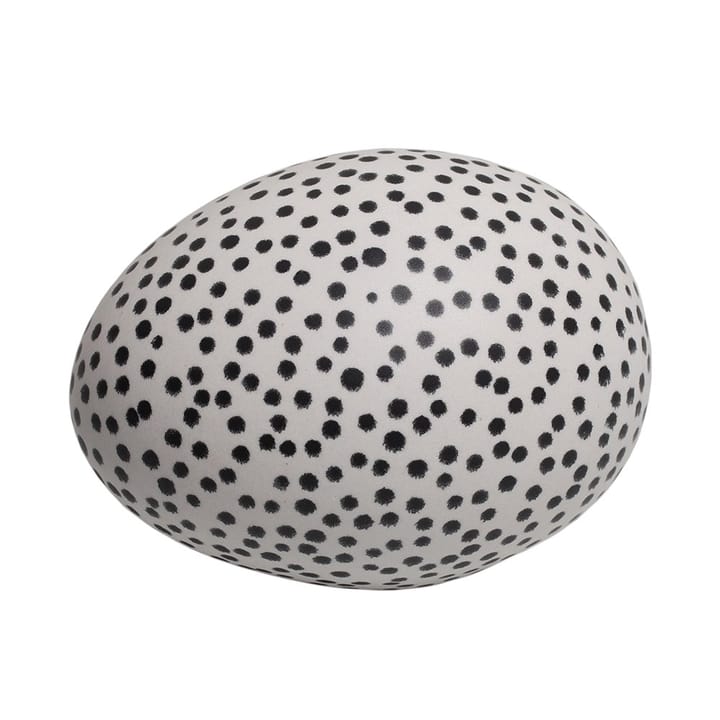 Egg dot, white-black Paradisverkstaden