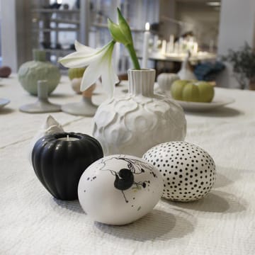 Egg dot - white-black - Paradisverkstaden