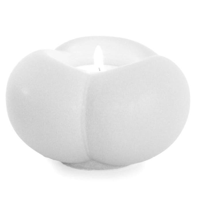 Fröhus votive round white - white - Paradisverkstaden