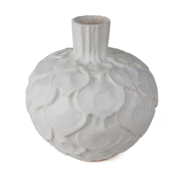 Kronärtskocka vase white - 22 cm - Paradisverkstaden