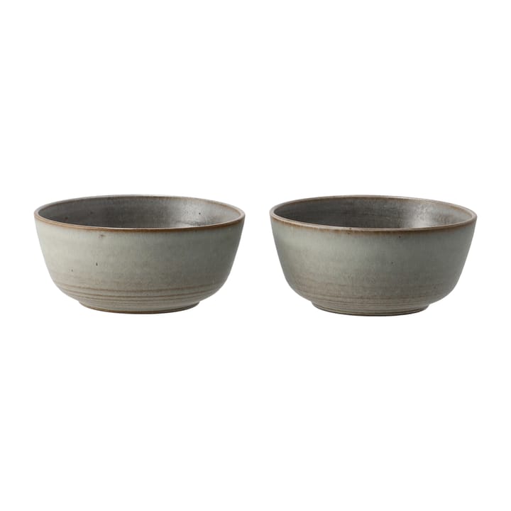 Lantliv bowl 2-pack - grey - Paradisverkstaden