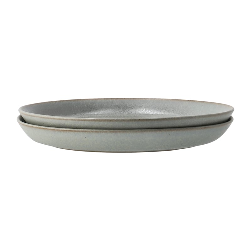Paradisverkstaden Lantliv small plate 2-pack grey