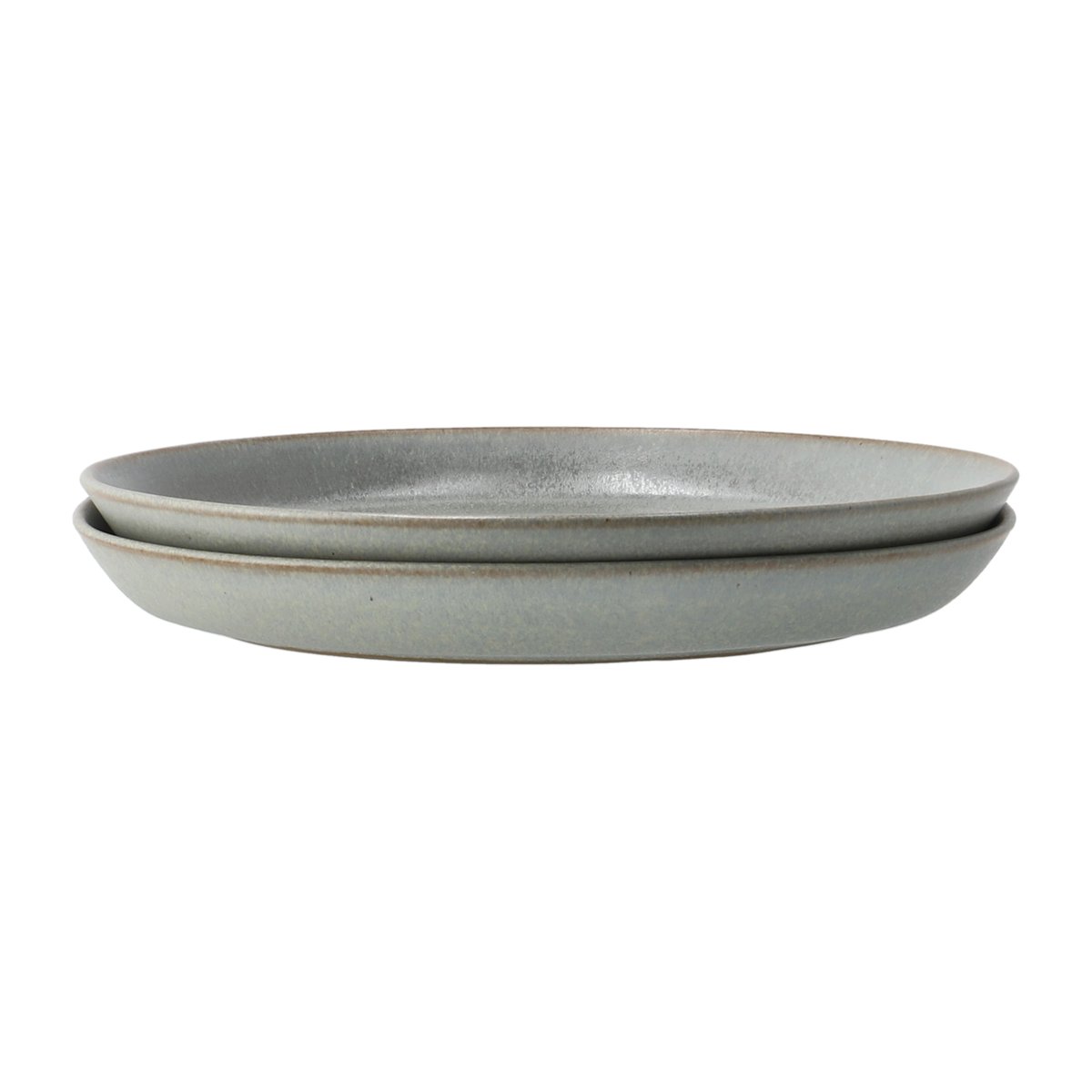 Paradisverkstaden Lantliv small plate 2-pack grey