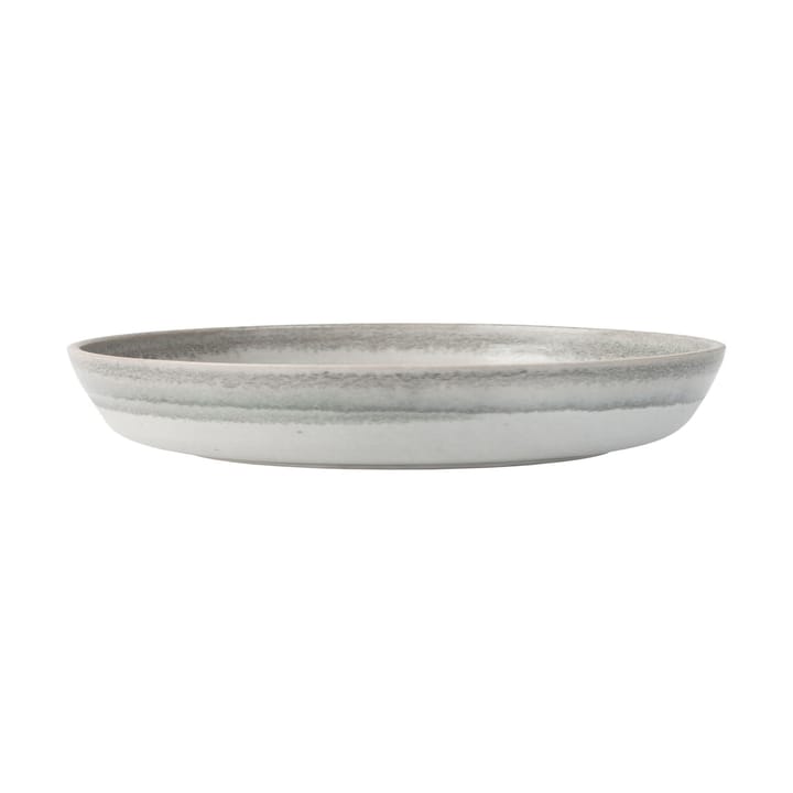 Morgon Graw plate/saucer with kant 23 cm - limestone - Paradisverkstaden