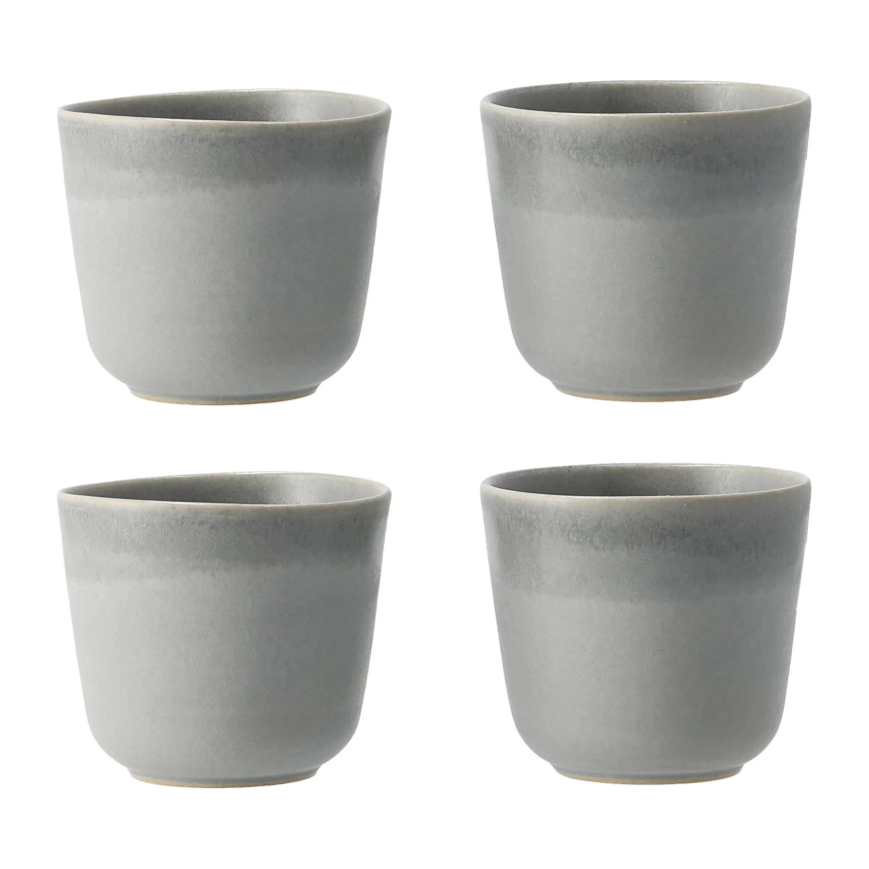 Morgon grey cup 4-pack, grey Paradisverkstaden