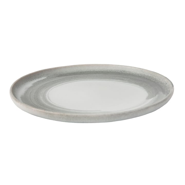 Morgon grey plate 23 cm - lime stone - Paradisverkstaden