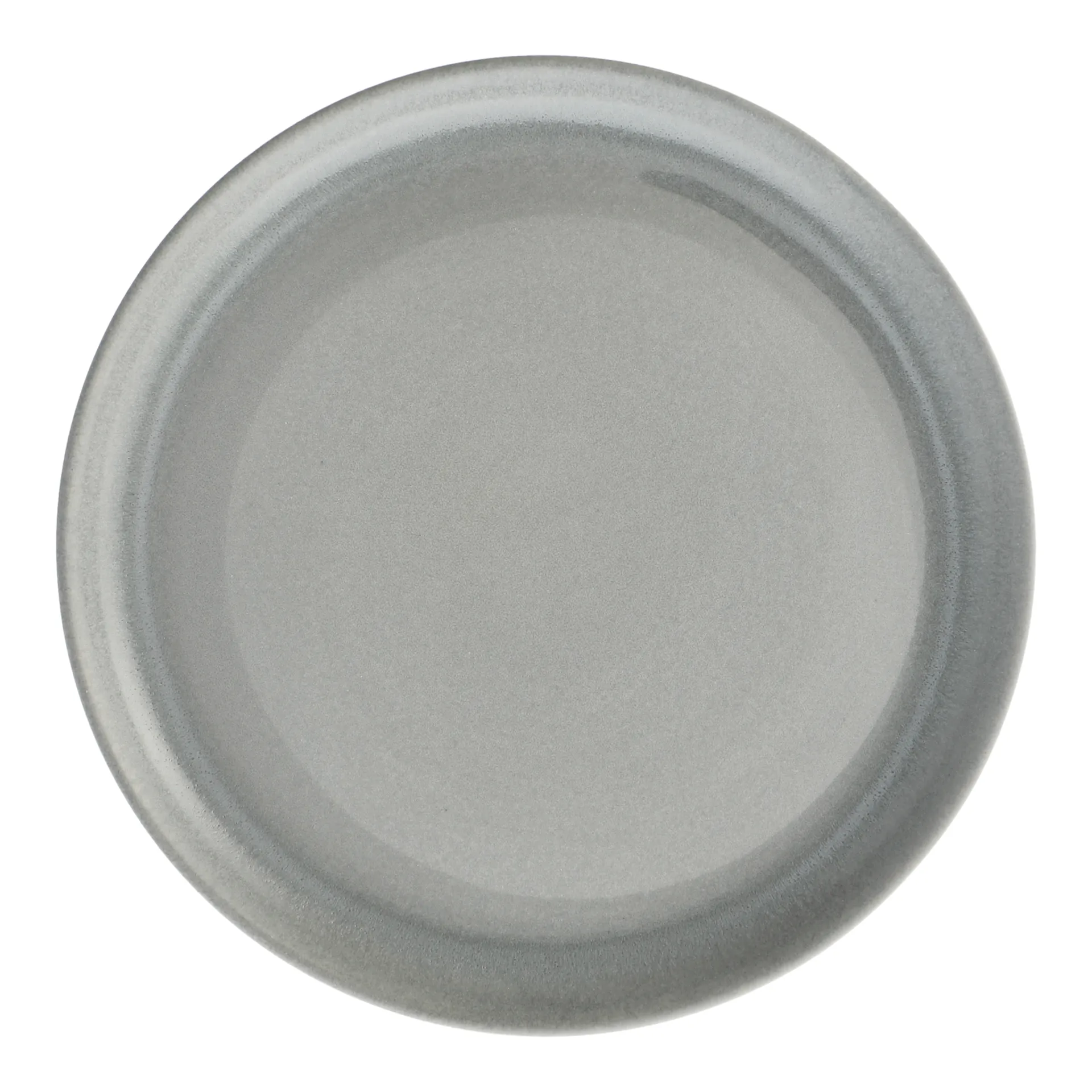 Morgon grey plate Ø24 cm 4-pack, grey Paradisverkstaden