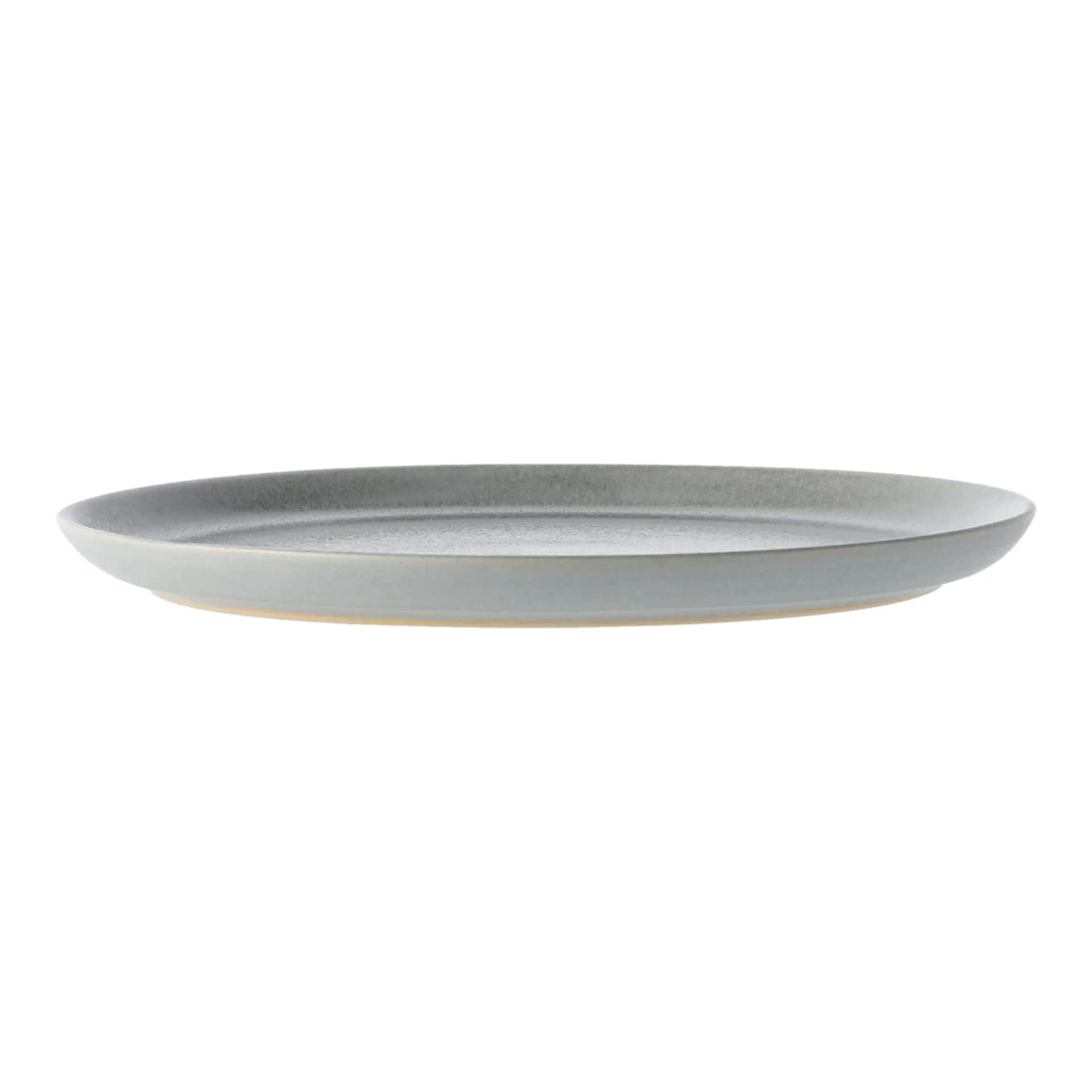 Morgon grey plate Ø24 cm 4-pack, grey Paradisverkstaden