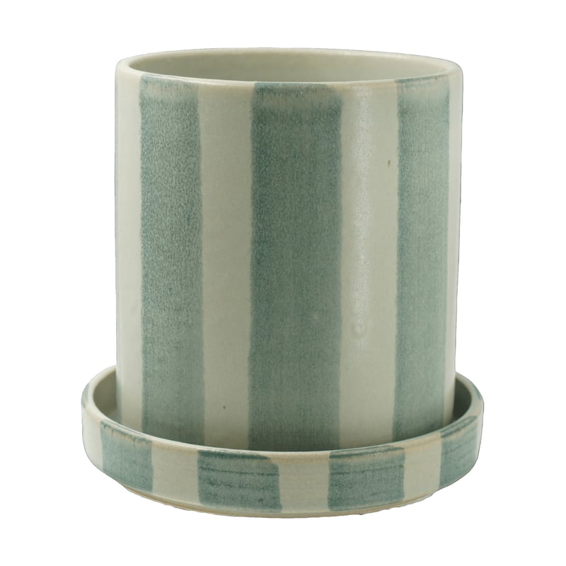 Paradisverkstaden Rand flower pot small Ø14.5 cm Lava-green