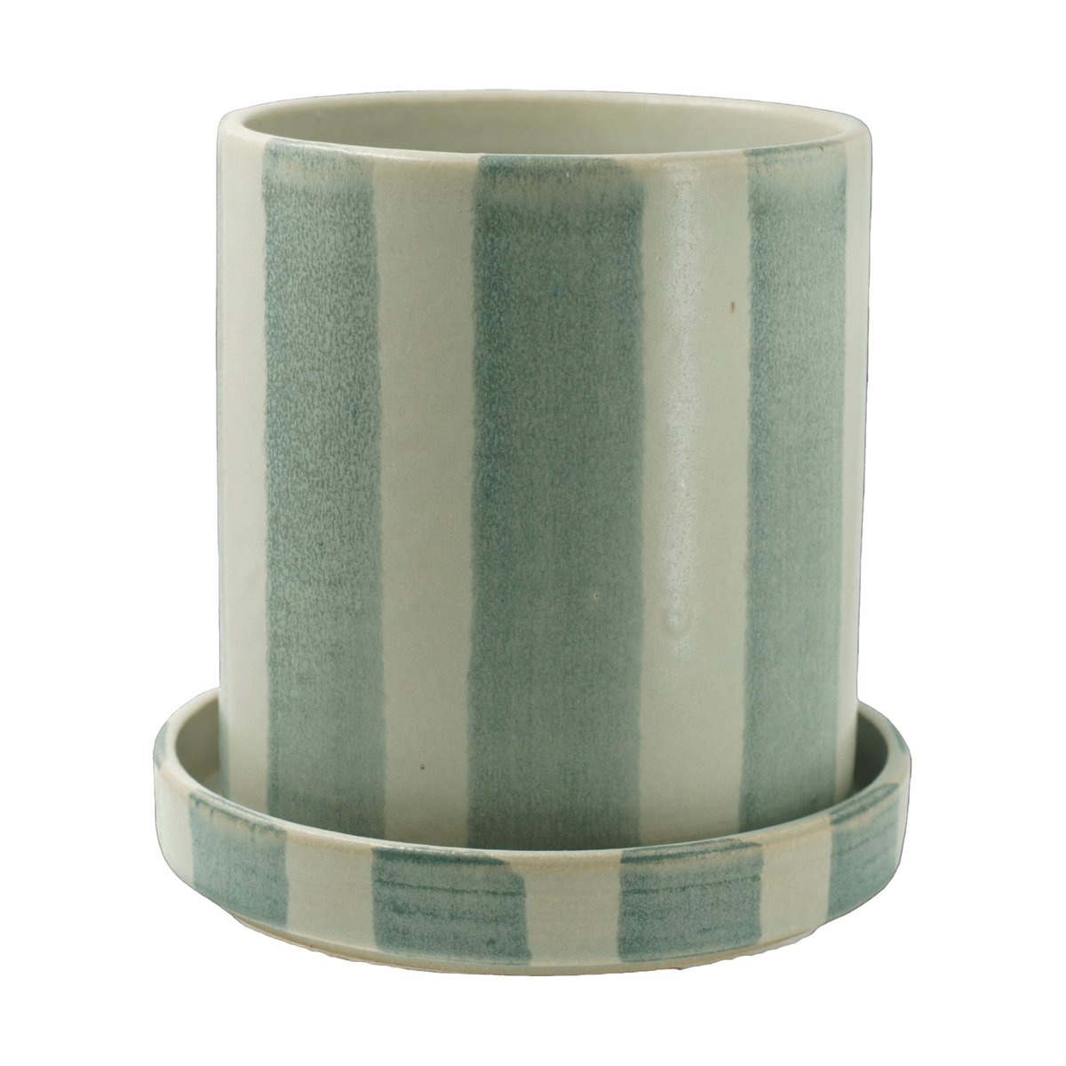 Paradisverkstaden Rand flower pot small Ø14.5 cm Lava-green