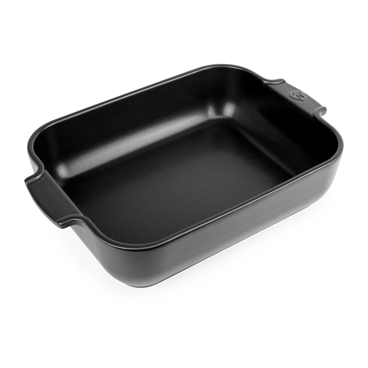 Peugeot Appolia ceramic dish 16x25 cm Satin black | Scandinavian Design | Oven dishes | Black