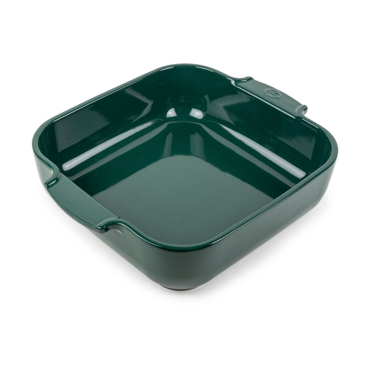 Peugeot Appolia ceramic dish 18x21 cm Forest green