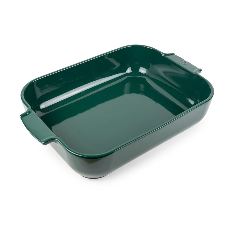 Peugeot Appolia ceramic dish 26x40 cm Forest green