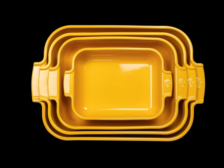 Appolia ceramic dish 29.5x36 cm - Saffron yellow - Peugeot