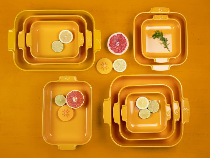 Appolia ceramic dish 29.5x36 cm - Saffron yellow - Peugeot