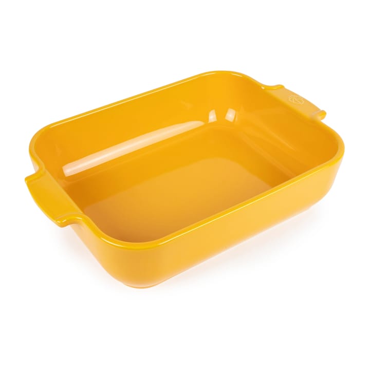 Appolia ceramic dish 40x27 cm - Saffron yellow - Peugeot