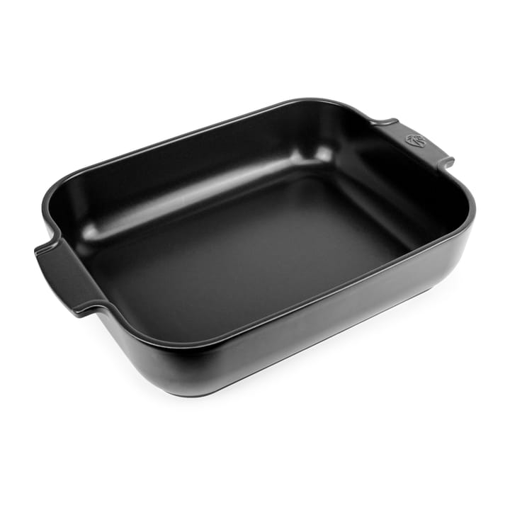 Appolia ceramic dish 40x27 cm - Satin black - Peugeot