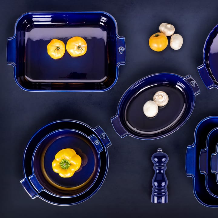 Appolia ceramic tray Ø23 cm, blue Peugeot