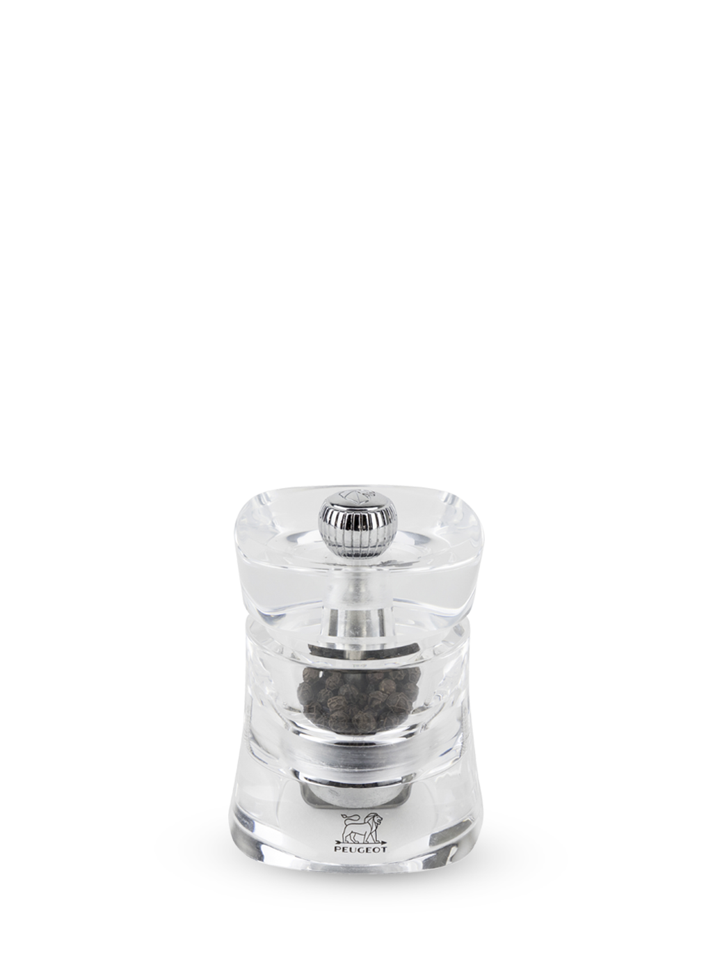Peugeot Baltic pepper mill 8 cm Acrylic | Scandinavian Design | Salt & pepper grinders | Transparent