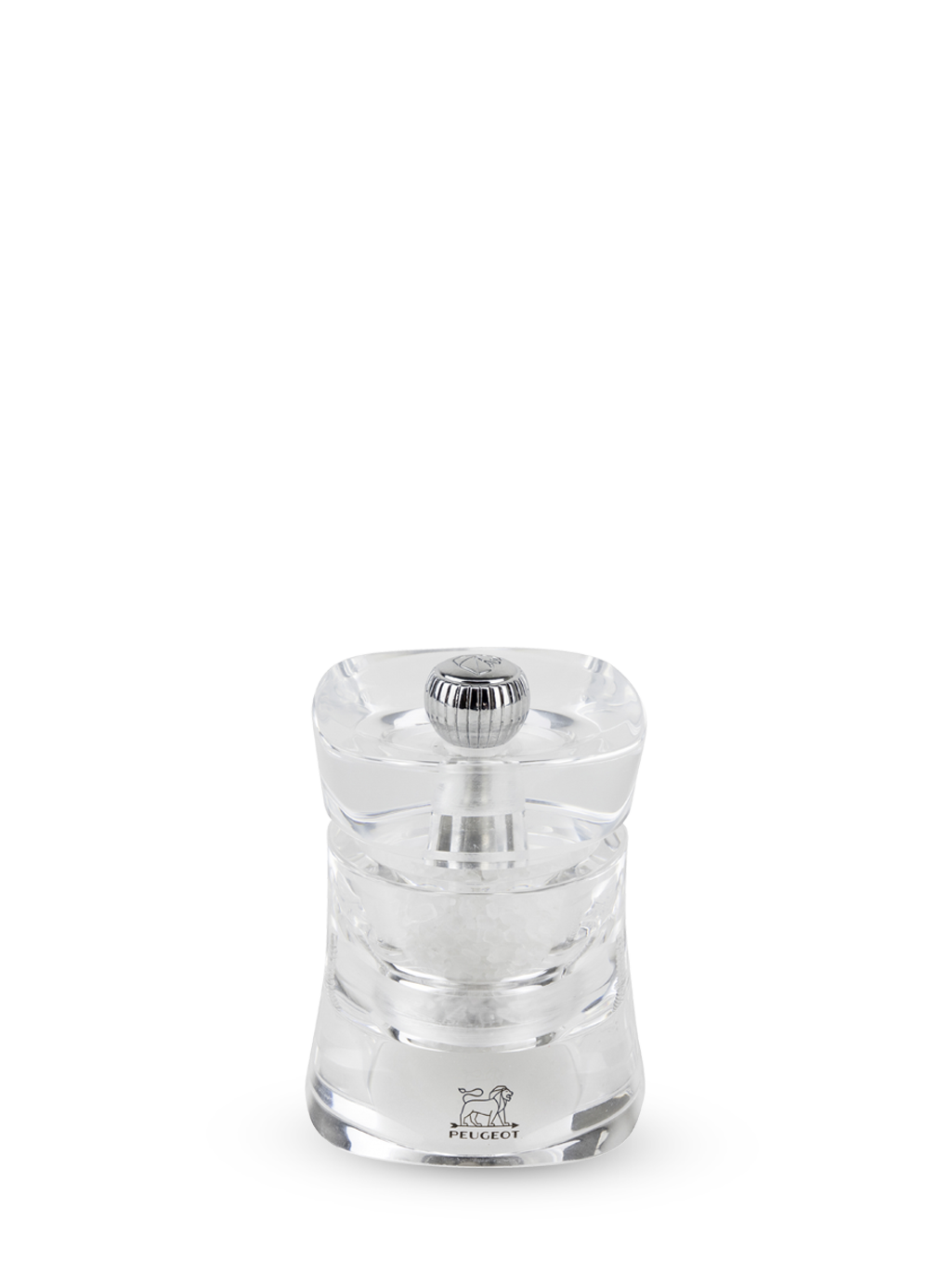 Peugeot Baltic salt mill 8 cm Acrylic | Scandinavian Design | Salt & pepper grinders | Transparent