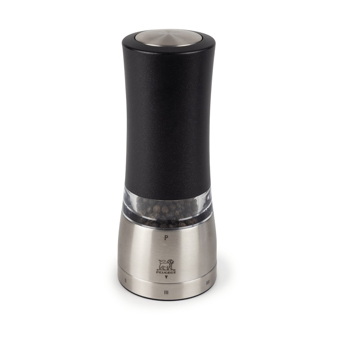 Peugeot Daman Electric Pepper Mill 16 cm Black