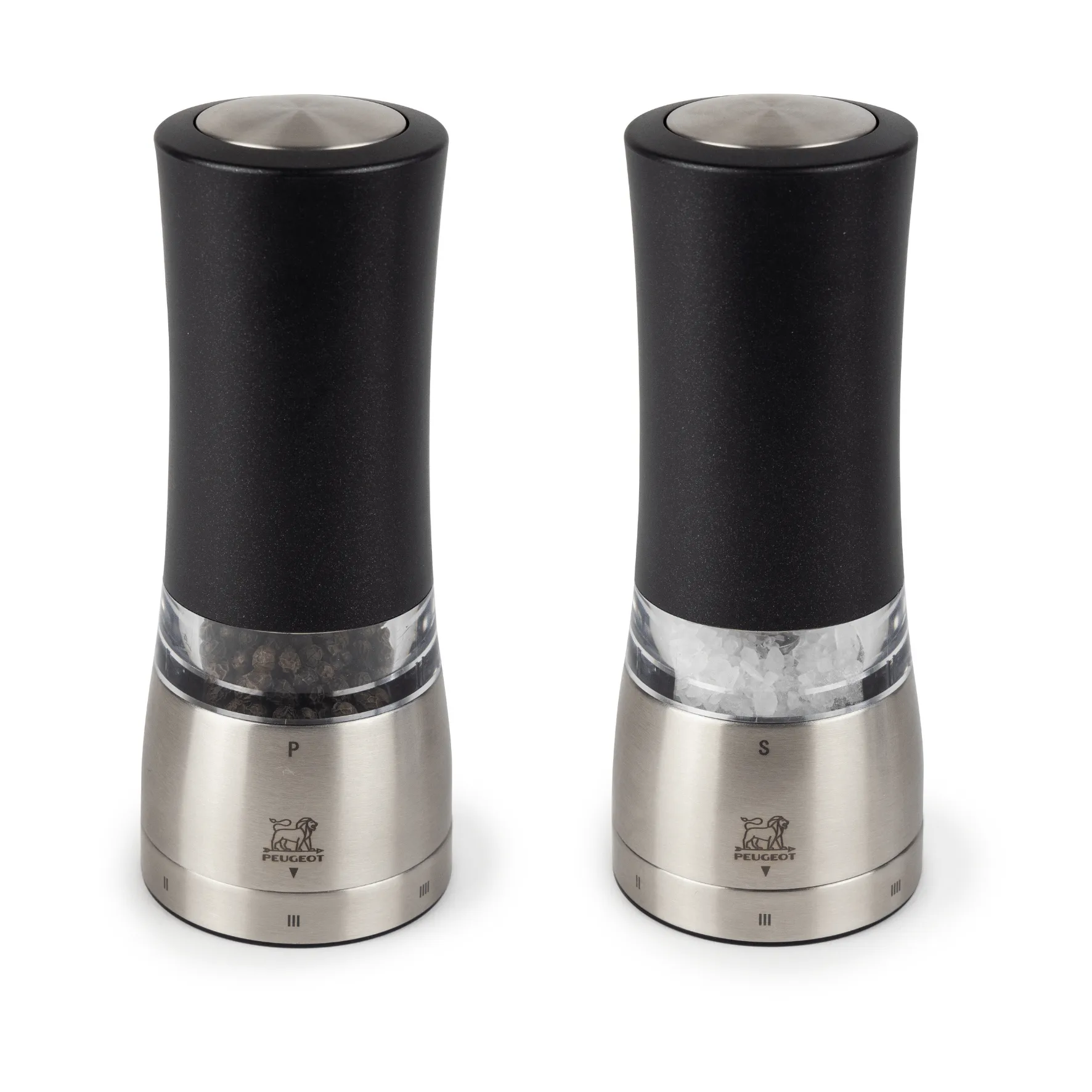 Daman Z DUO Electric salt and pepper mill 2 pieces, Black Peugeot