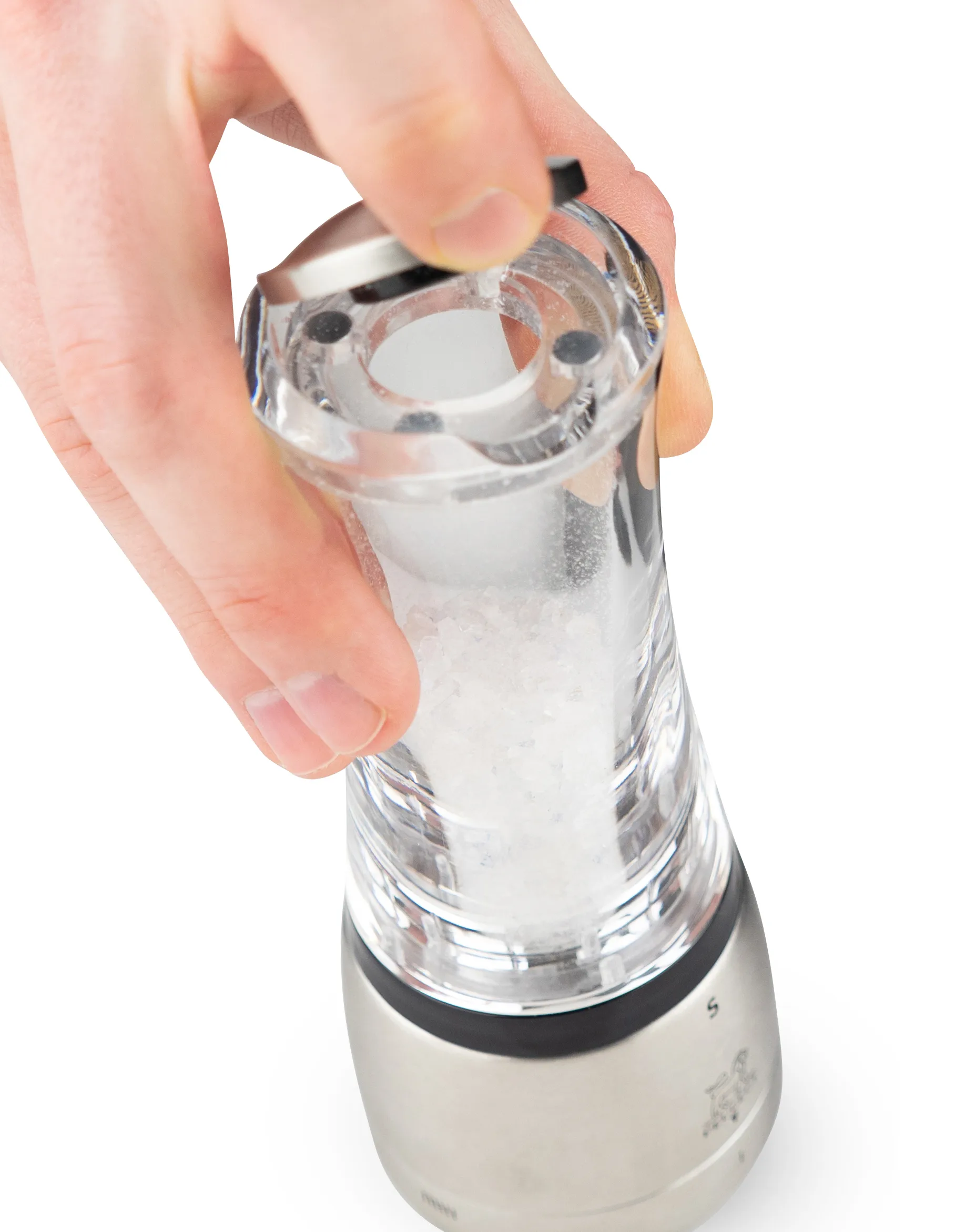 Daman Z salt grinder 16 cm, Black Peugeot