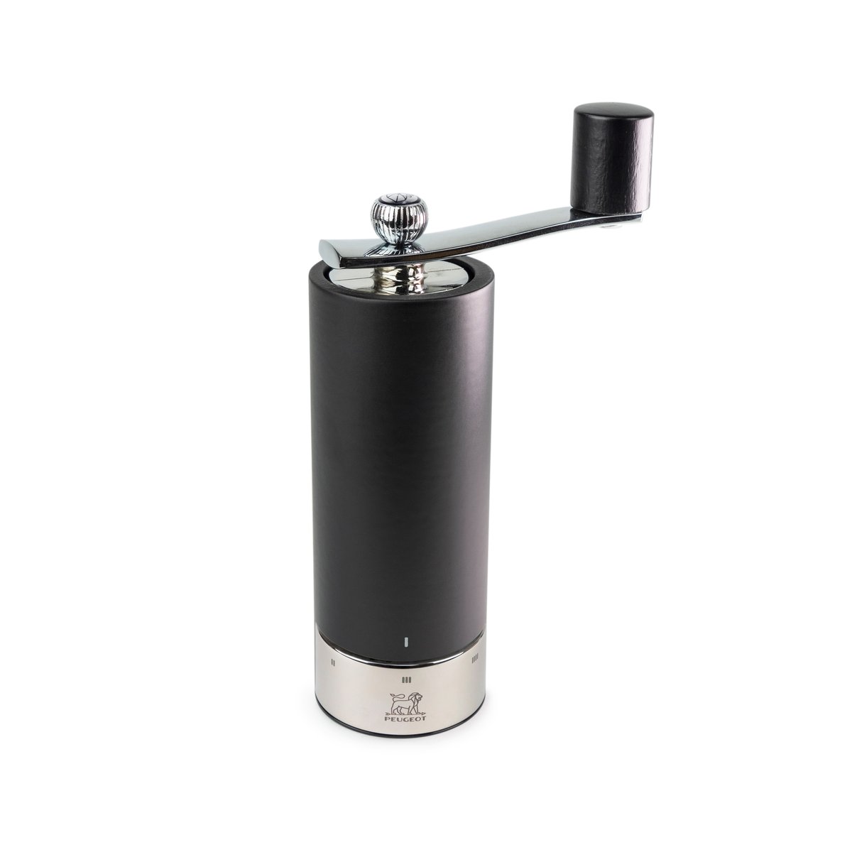 Peugeot Isen u'select pepper mill with crank black | Scandinavian Design | Salt & pepper grinders | Black