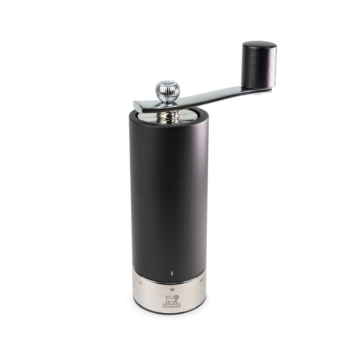 Peugeot Isen u'select salt mill with crank black | Scandinavian Design | Salt & pepper grinders | Black